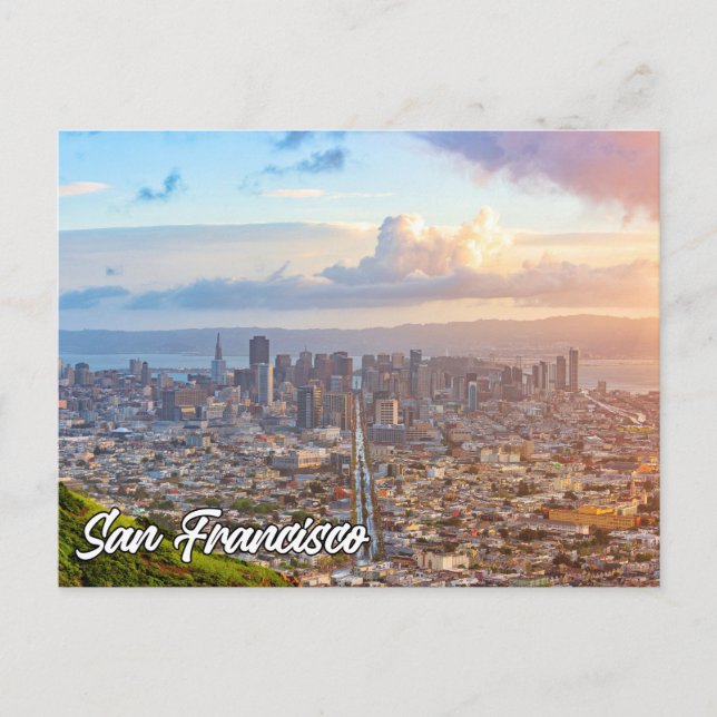 San Francisco, Kalifornien, USA Postkarte (Vorderseite)