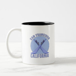 San Francisco, Kalifornien Zweifarbige Tasse