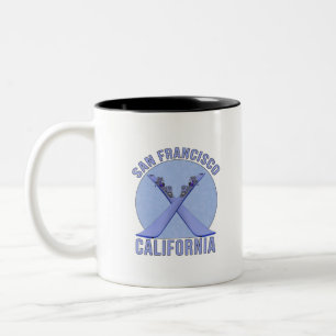 San Francisco, Kalifornien Zweifarbige Tasse
