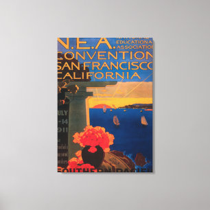 San Francisco, KalifornienN.E.A. Übereinkommen Leinwanddruck