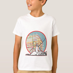 San Francisco Karte Gibney The MUSEUM Zazzle Gesch T-Shirt