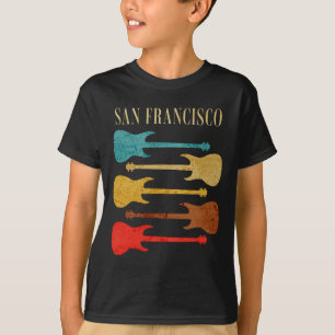 San Francisco Konzert Rockmusik Festival Gitarren T-Shirt