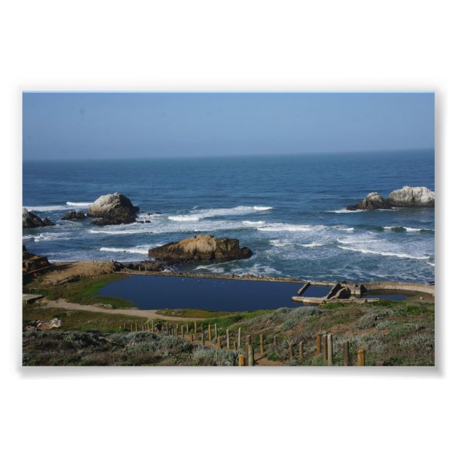 San Francisco Lands End Foto Print (Vorne)
