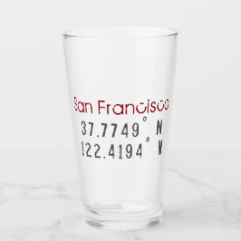 San Francisco Latitude Longitude Glas