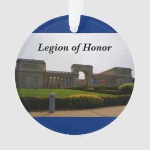 San Francisco Legion of Honor Blue Ornament