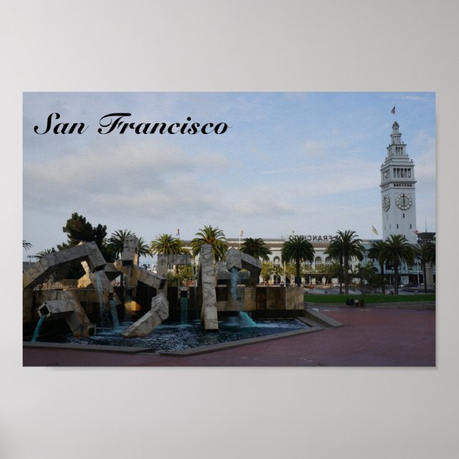 San Francisco L'Embarcadero Poster (Devant)