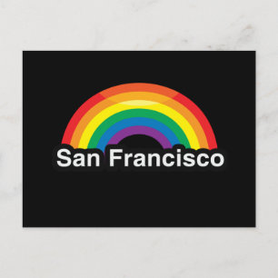 SAN FRANCISCO LGBT PRIDE RAINBOW -.pnng Postkarte