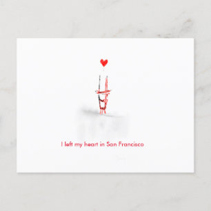 San Francisco Liebe Postcard Postkarte