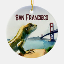 San Francisco Lizard Golden Gate Bridge Souvenir