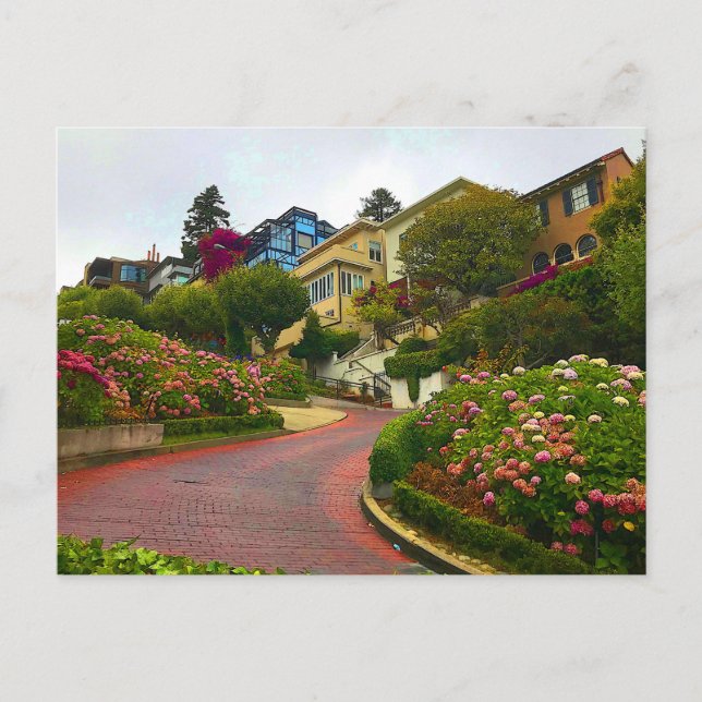 San Francisco Lombard Street #2 Postcard Postkarte (Vorderseite)