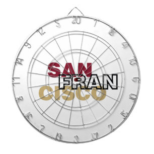 San Francisco Metal Cage Dartboard Dartscheibe