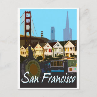 San Francisco-Montage-Ansichtskarte Postkarte
