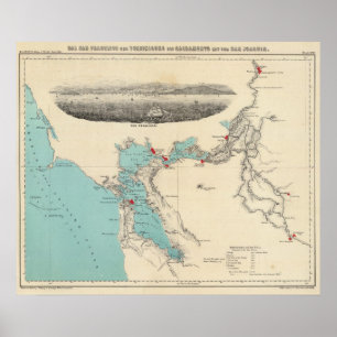 San Francisco nach Sacramento Poster