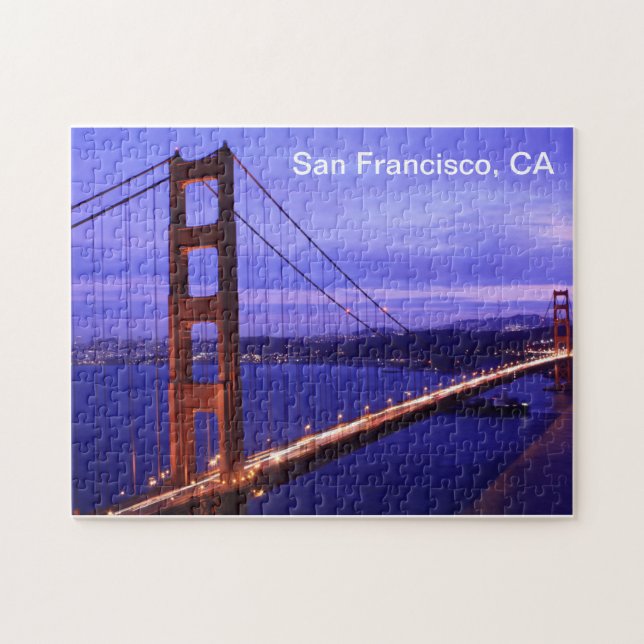 San Francisco Night View Puzzle 11x14 (Horizontal)