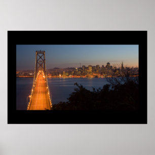 San Francisco Nightfall Poster