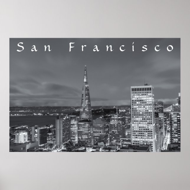 San Francisco Nighttime Poster (Vorne)