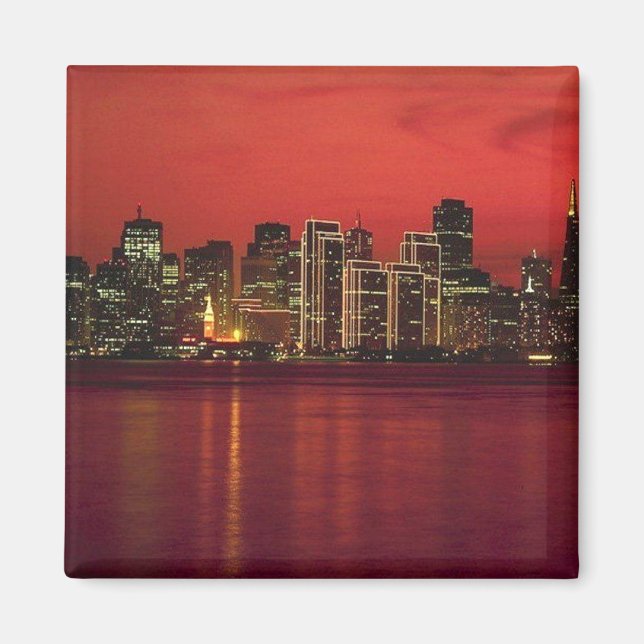 San Francisco Nitetime Skyline Magnet (Vorne)