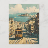 San Francisco : Nostalgie Côtière Carte Postale An