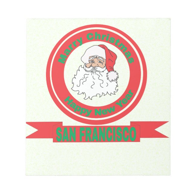 San Francisco Notizblock (Vorderseite)