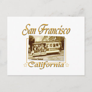 San Francisco Old Cable Car Postkarte