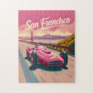 San Francisco Oldtimer-Rennwagen