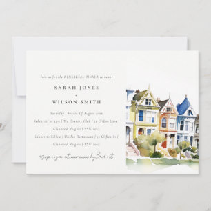 San Francisco Painted Ladies Probedinner Einladung