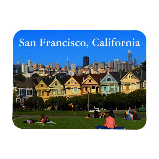 San Francisco Painted Ladys #1 Magnet (Horizontal)