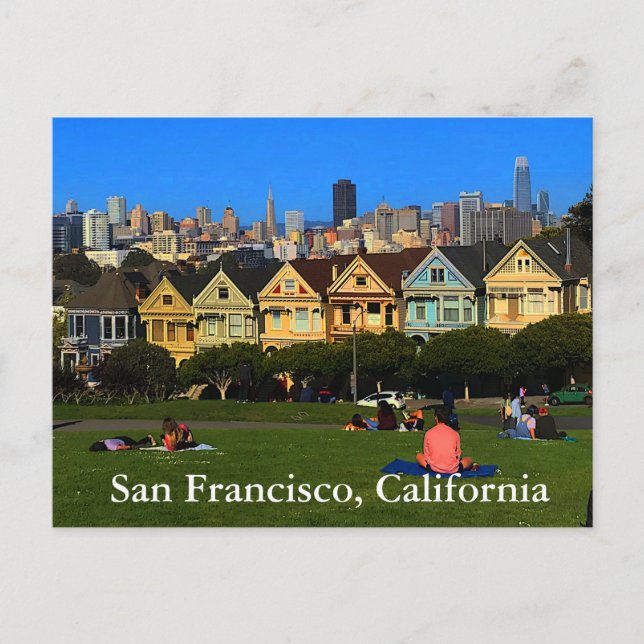San Francisco Painted Ladys #1 Postcard Postkarte (Vorderseite)