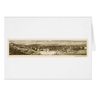 San Francisco, panoramische Karte CAs - 1856