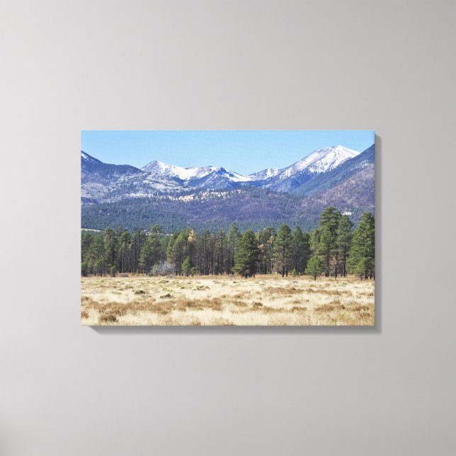 San Francisco Peaks gepackte Leinwand (Vorderseite)