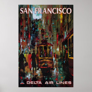 San Francisco Peinture Jack Laycox Impression d'ar