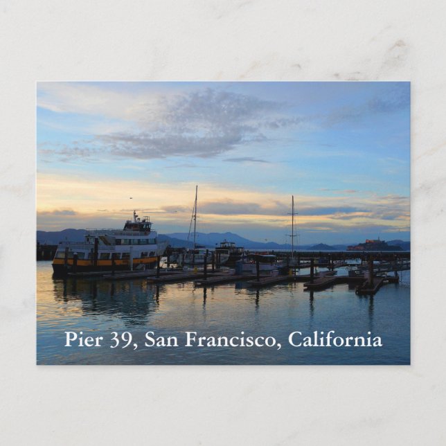 San Francisco Pier 39 #1 Postkarte (Vorderseite)