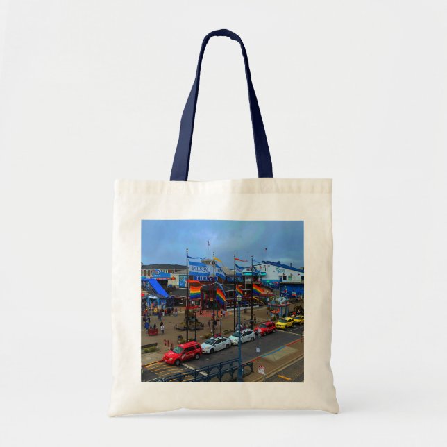 San Francisco Pier 39 Preis #1 Tote Bag Tragetasche (Vorne)