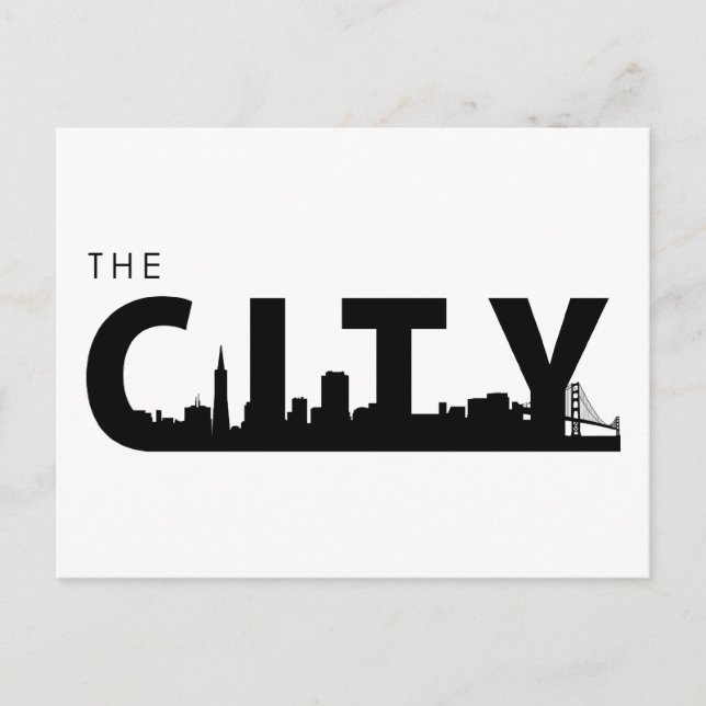 San Francisco Postcard Postkarte (Vorderseite)