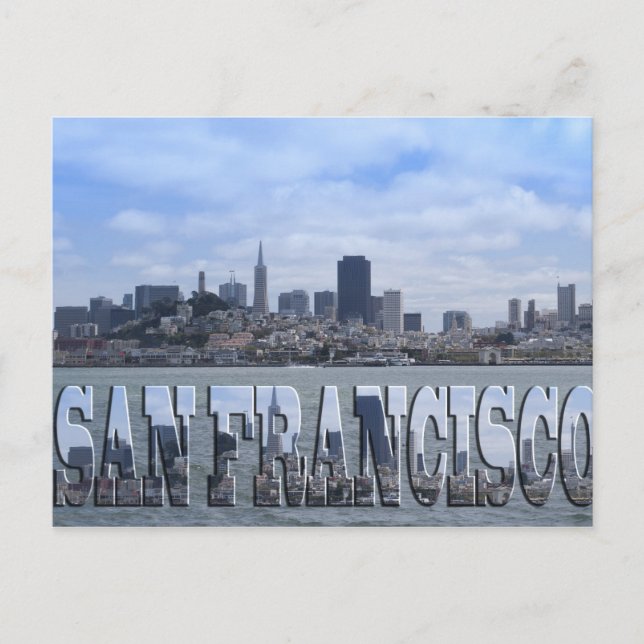 San Francisco Postcard Postkarte (Vorderseite)