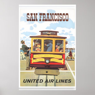San Francisco Poster Stan Galli Kunst Kalifornien