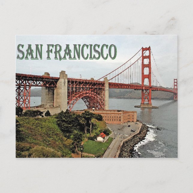 San Francisco Postkarte (Vorderseite)