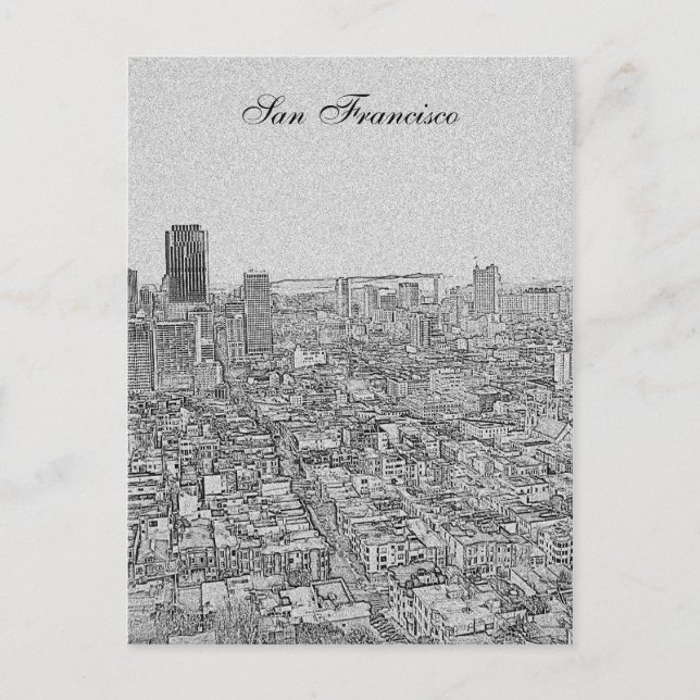 San Francisco Postkarte (Vorderseite)