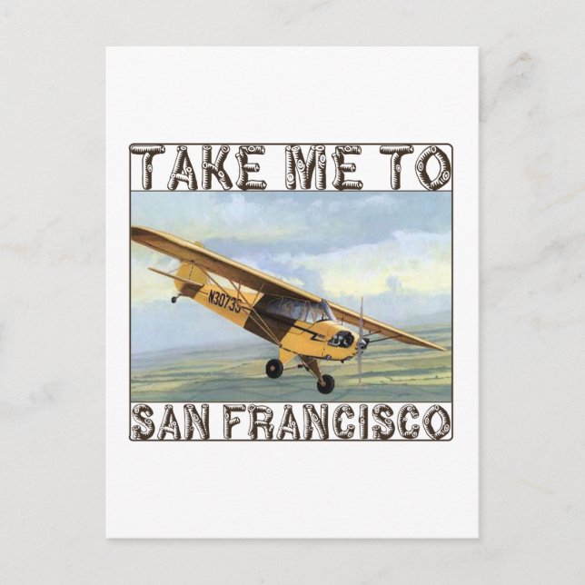 San Francisco Postkarte (Vorderseite)