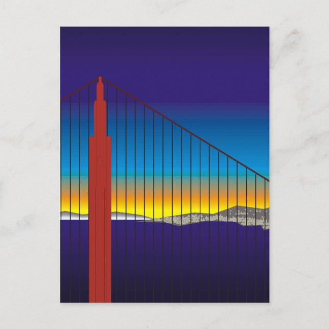 San Francisco Postkarte (Vorderseite)