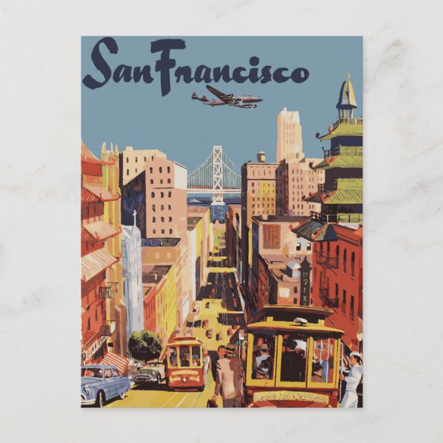 San Francisco Postkarte (Vorderseite)