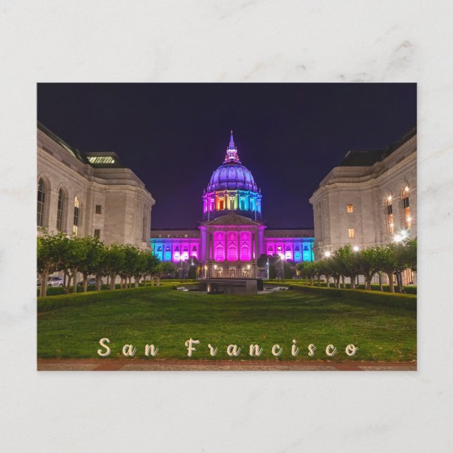 San Francisco Pride Postkarte (Vorderseite)