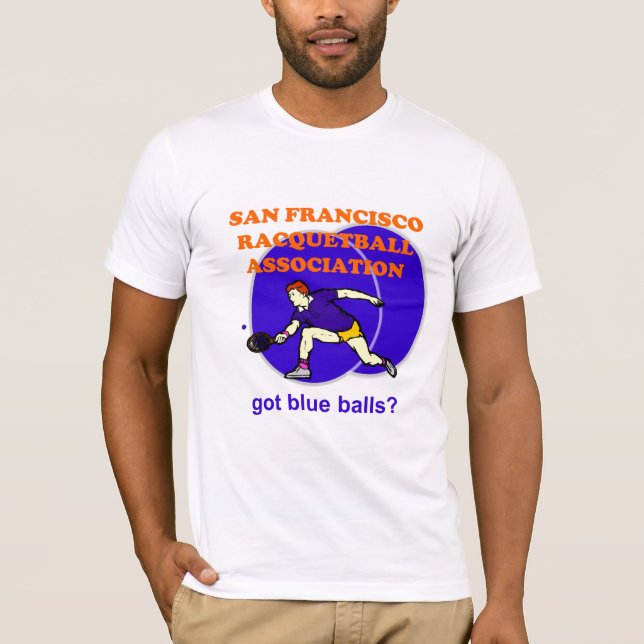 San Francisco Racquetball Assoc T-Shirt (Vorderseite)