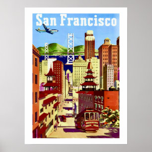 San Francisco Reise 18x24 Poster