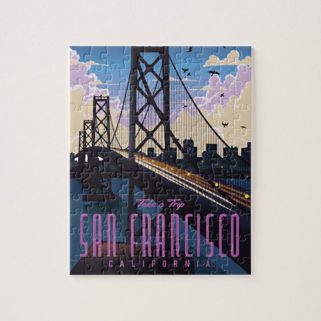 San Francisco Reiseplakat (Vertikal)