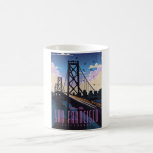 San Francisco Reiseplakat Kaffeetasse