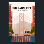 San Francisco Reiseplakat Poster<br><div class="desc">San Francisco Reiseplakat Vintages Retro</div>