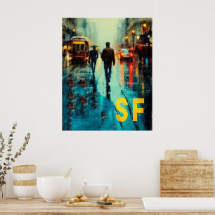San Francisco Reiseplakat Poster