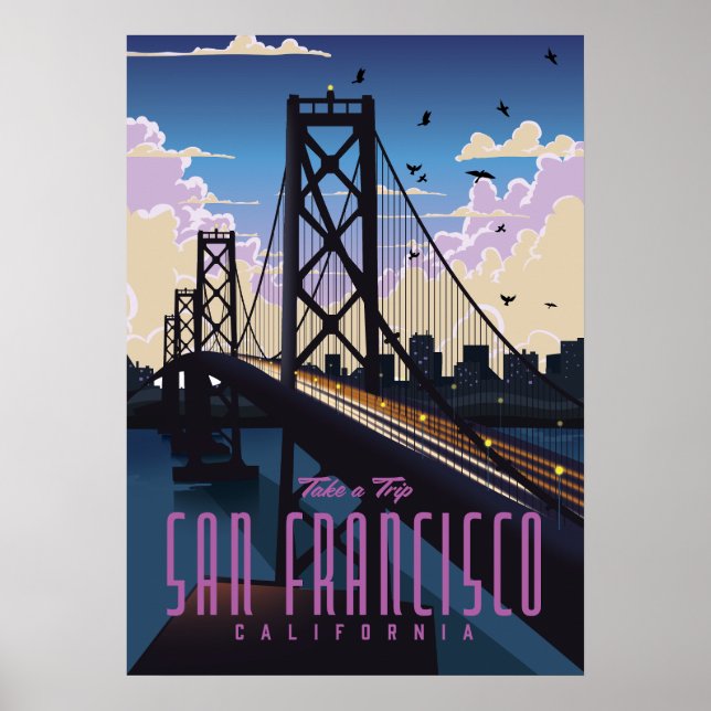 San Francisco Reiseplakat Poster (Vorne)