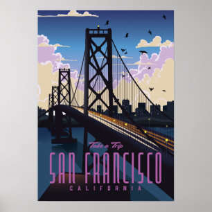 San Francisco Reiseplakat Poster